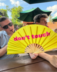 Don't Touch Folding Hand Fan