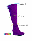 Sasha Fierce - Thigh High Wedge Carnival/Festival Boots