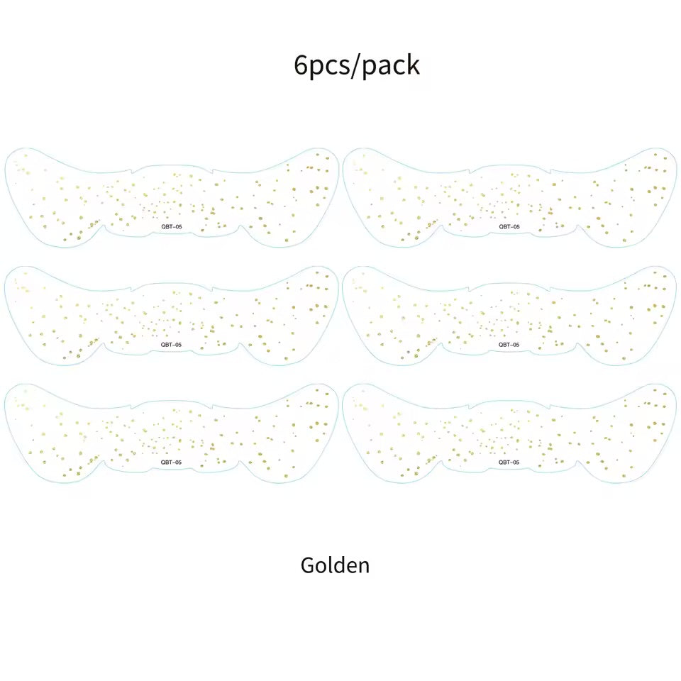 Gold Glitter Faux Freckles Waterproof Sticker
