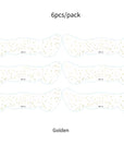 Gold Glitter Faux Freckles Waterproof Sticker