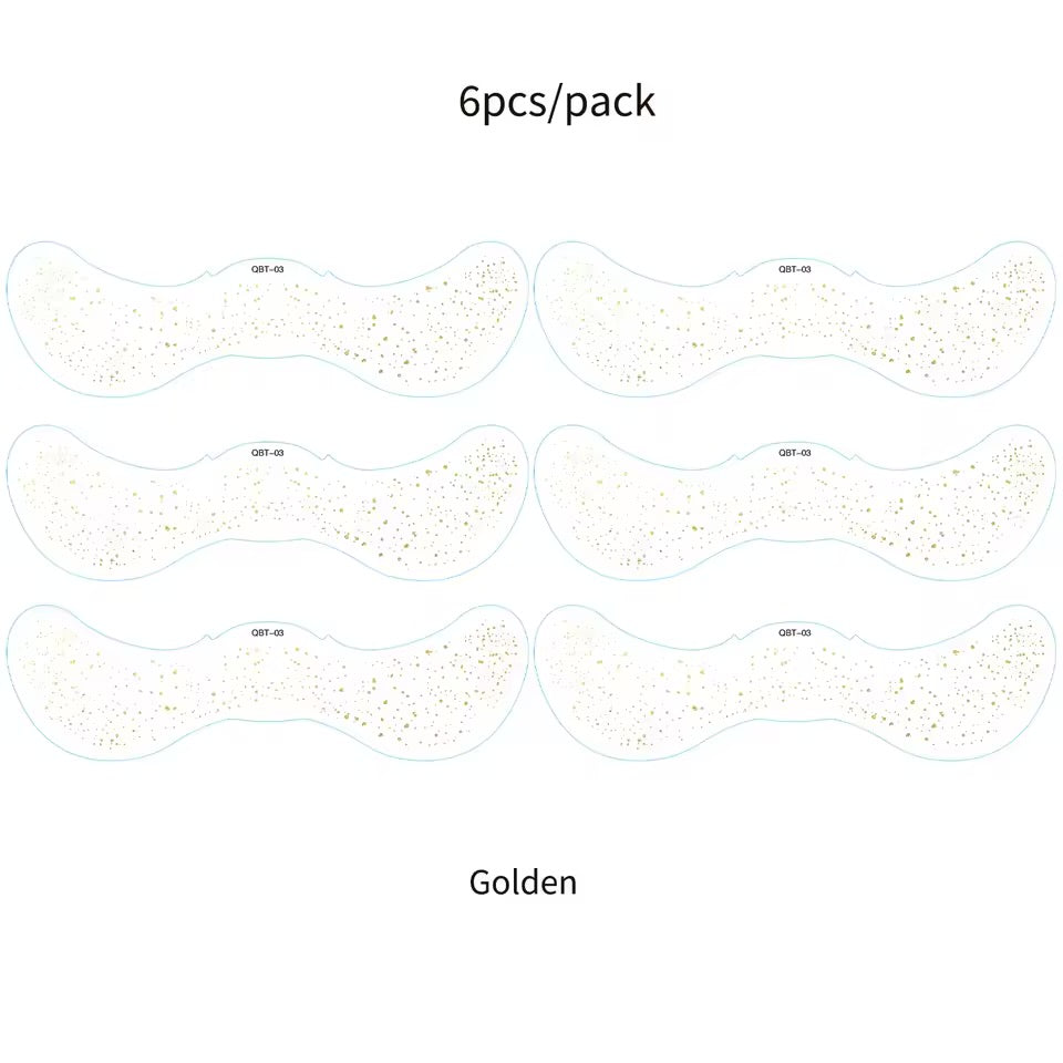 Gold Glitter Faux Freckles Waterproof Sticker