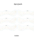 Gold Glitter Faux Freckles Waterproof Sticker