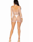 Find Me In Paradise Fishnet Mini Dress