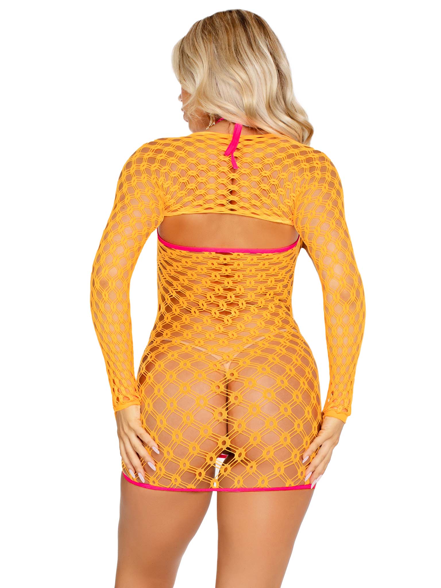 Reckless Romance Net Cover Up Dress Set