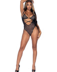 Can't Get Enough Rhinestone Sheer Bodysuit Set