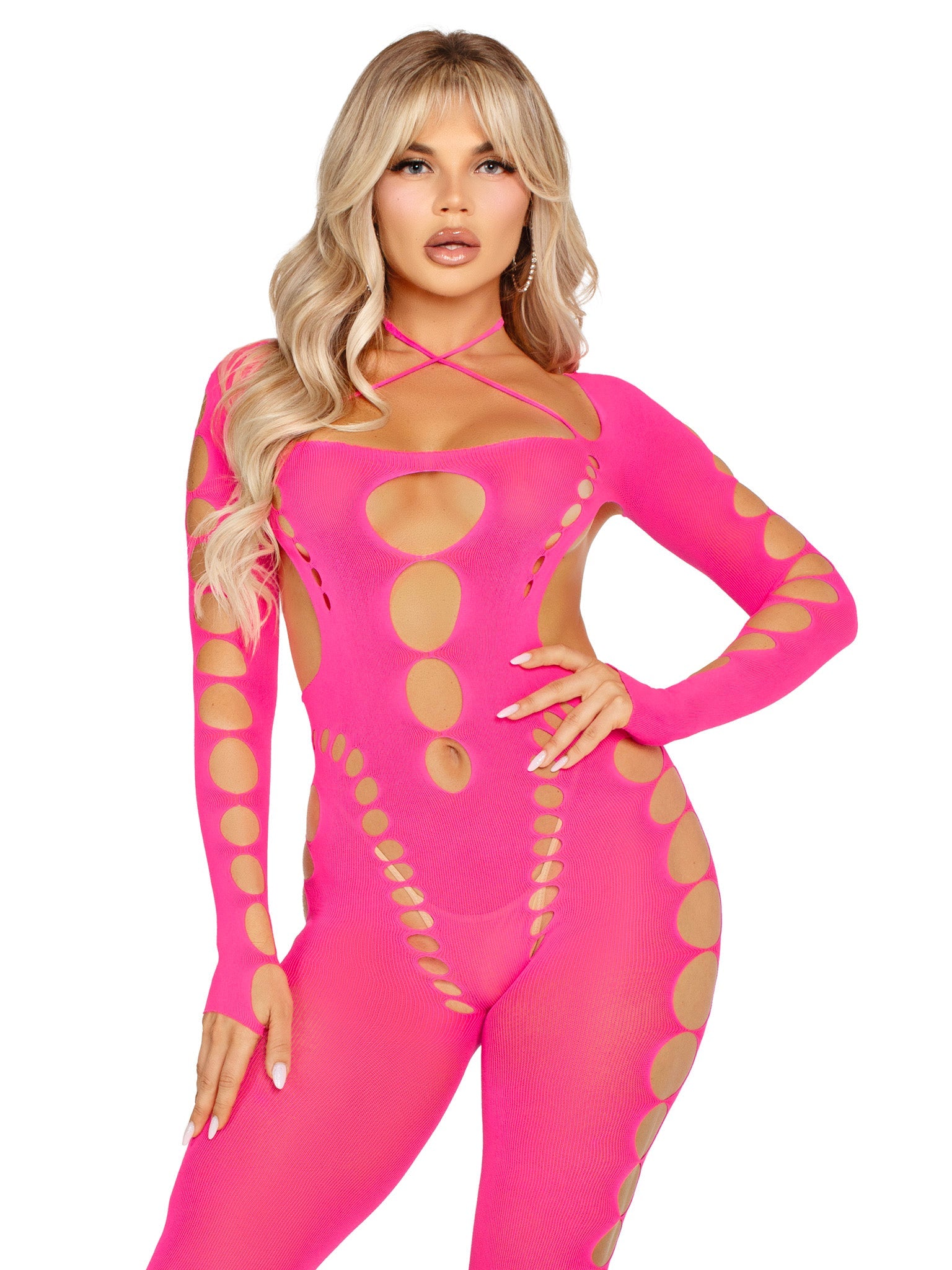 Reckless Intentions Footless Sheer Bodystocking