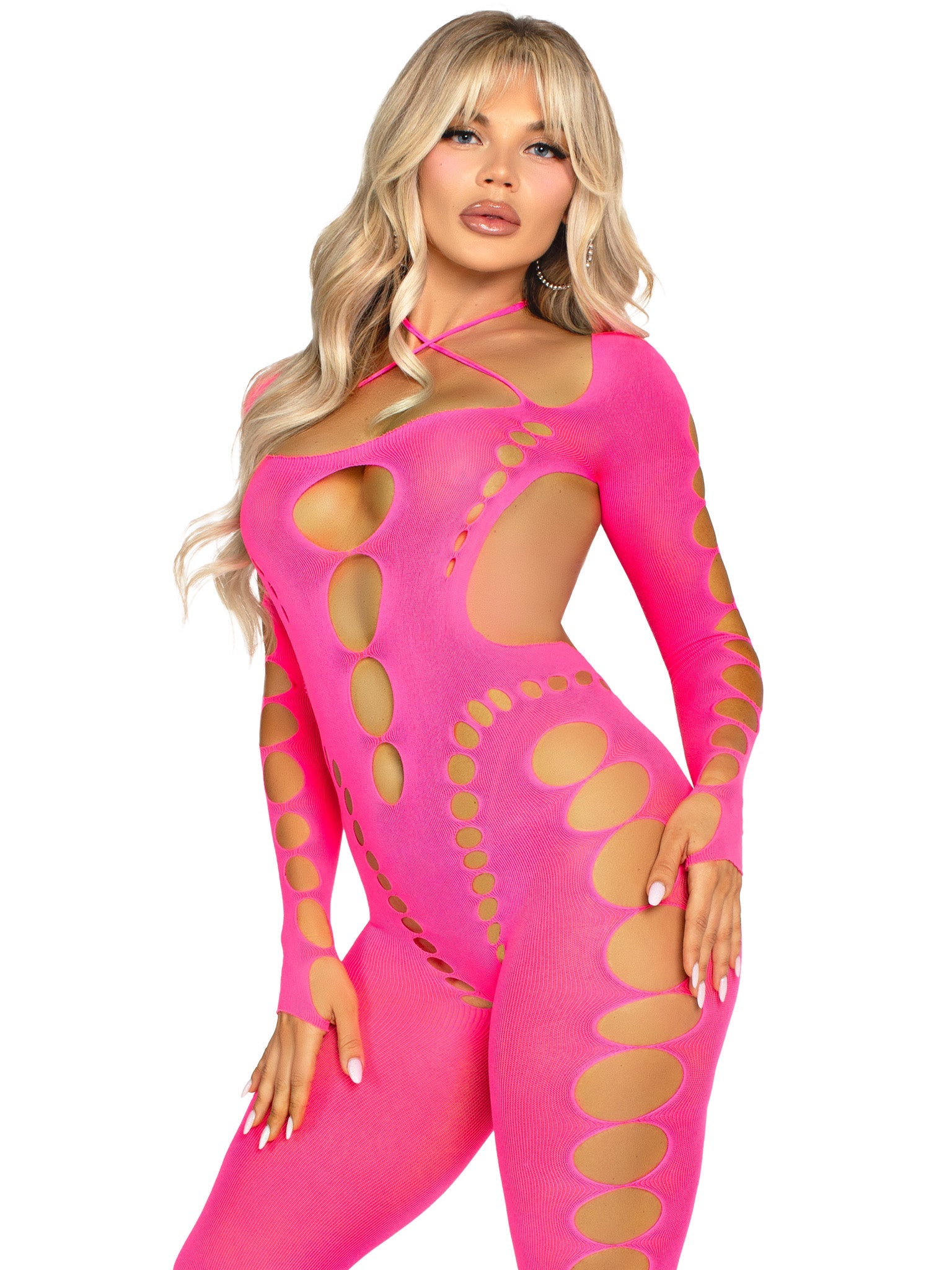 Reckless Intentions Footless Sheer Bodystocking