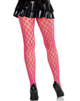 Lyric Eyelet Net Neon Tights