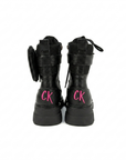 Road Rebel – Vegan Leather Festival Combat Boots with Mesh | Comfortable Carnival & Rave Boots + Mini Bag