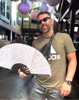 Discoteca Folding Hand Fan