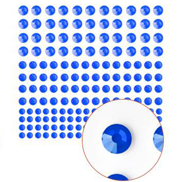 Blue Self Adhesive Face and Body Gems