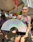 Discoteca Folding Hand Fan