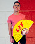 Lit Folding Hand Fan