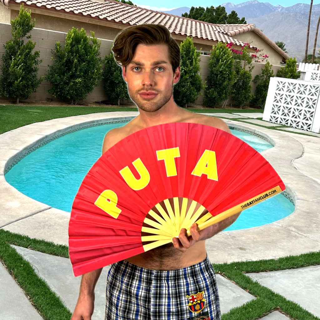 Puta Folding Hand Fan