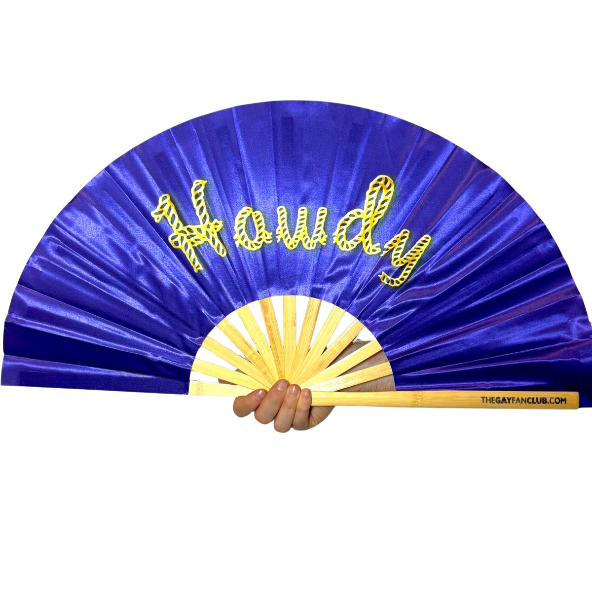 Howdy Folding Hand Fan