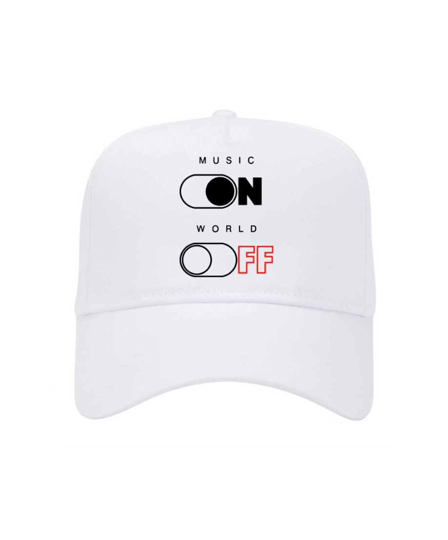 Music On World Off Baseball Cap