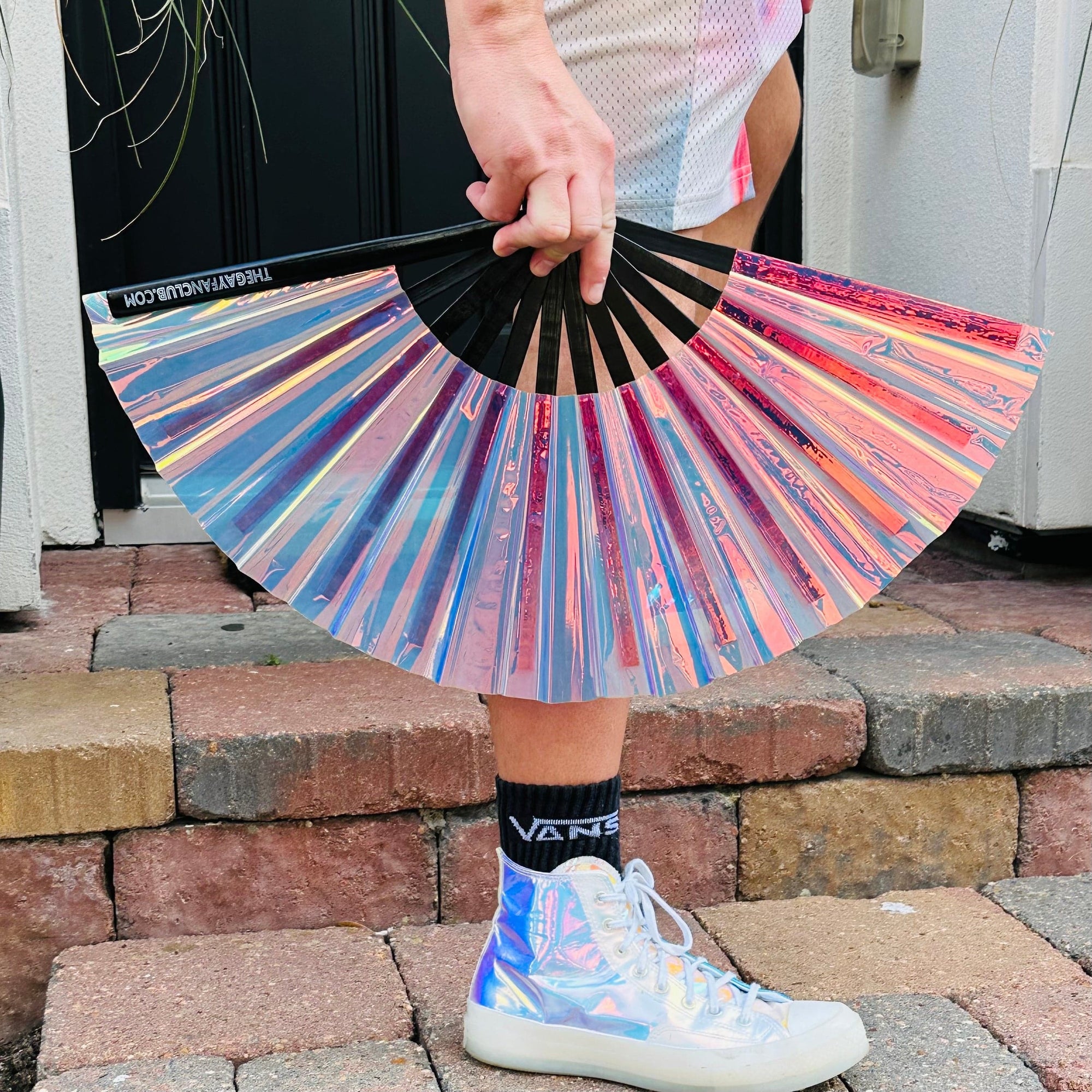 Iridescence Folding Hand Fan