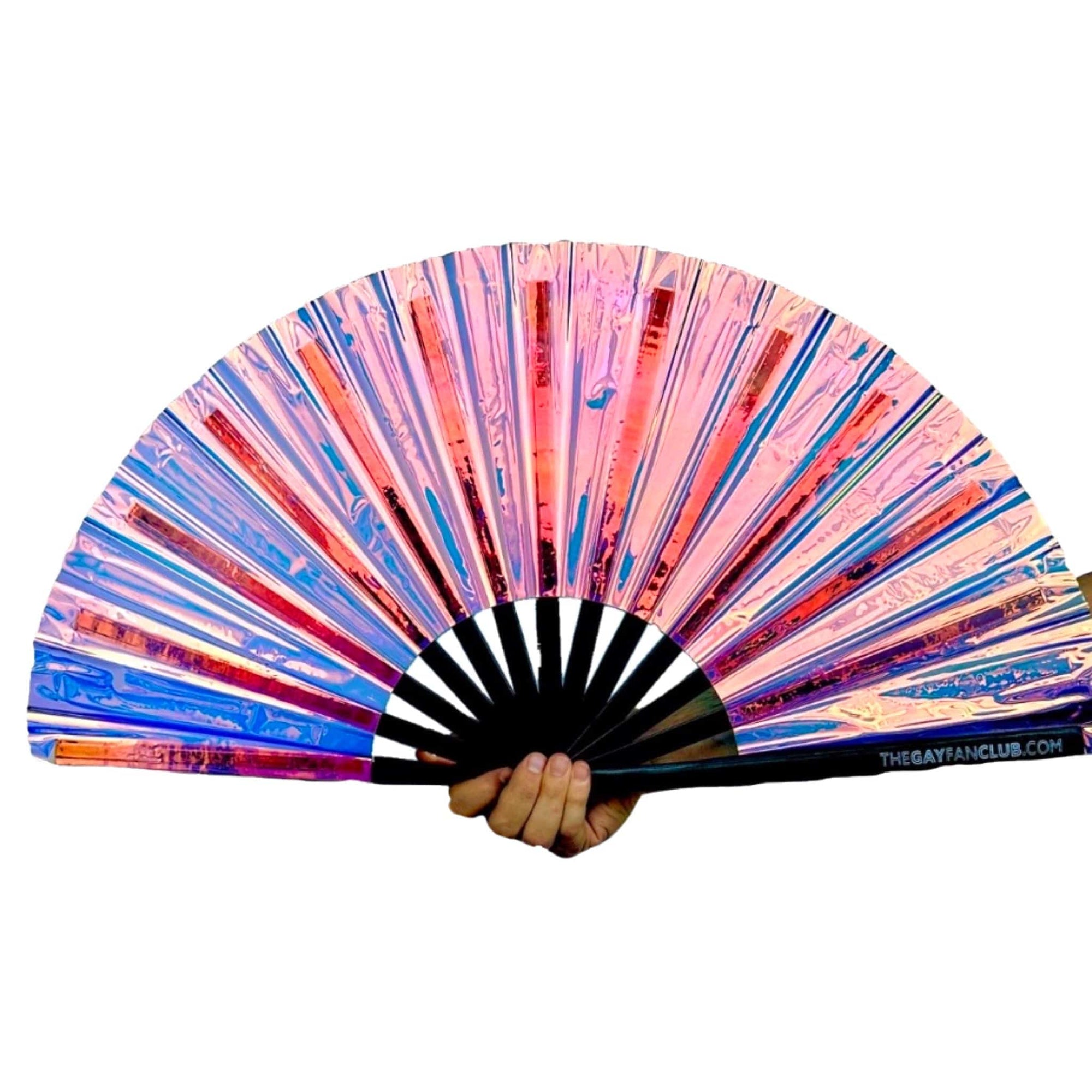 Iridescence Folding Hand Fan