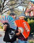 Iridescence Folding Hand Fan