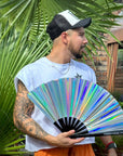 Disco Ball Folding Hand Fan
