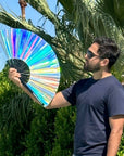 Disco Ball Folding Hand Fan