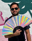 Disco Ball Folding Hand Fan