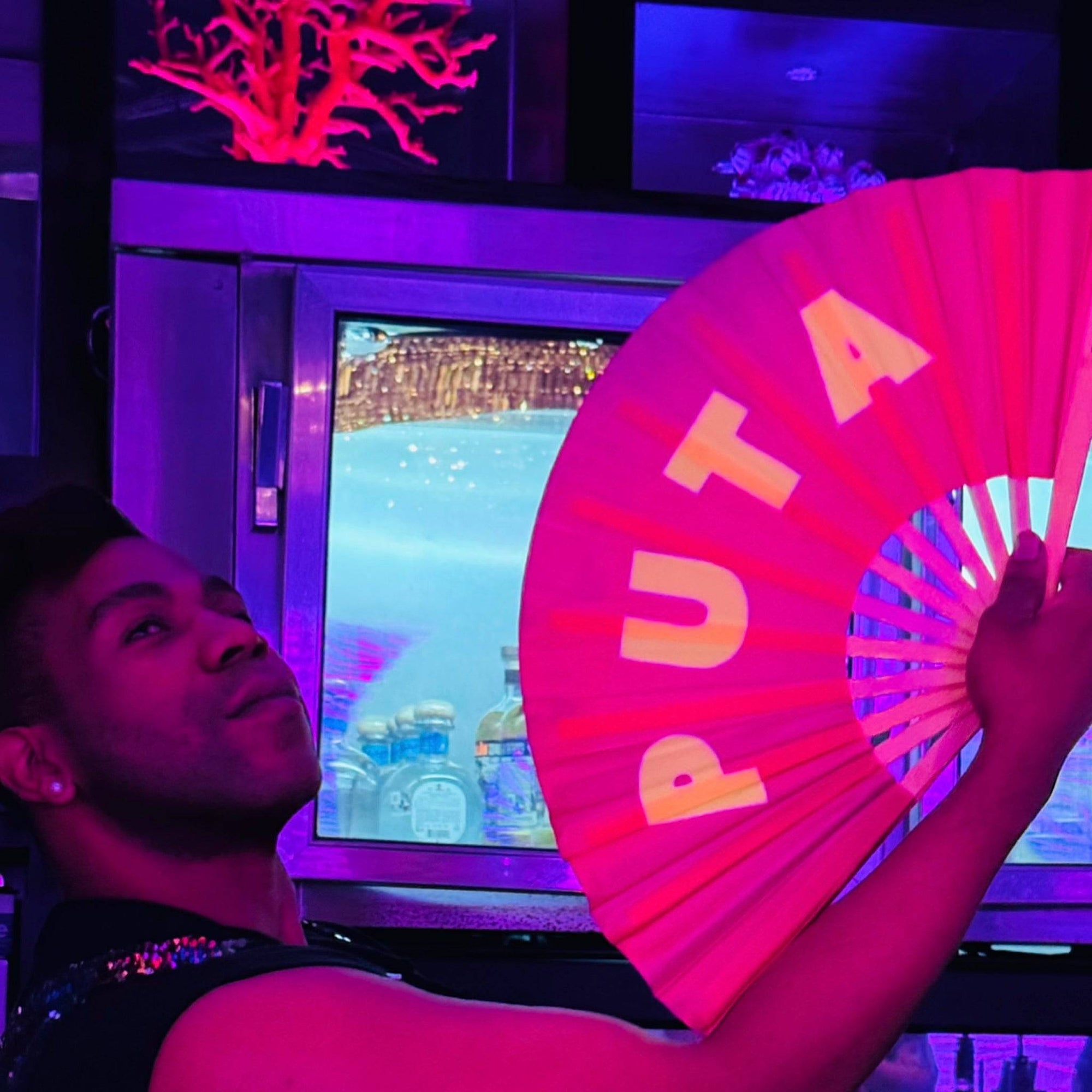 Puta Folding Hand Fan