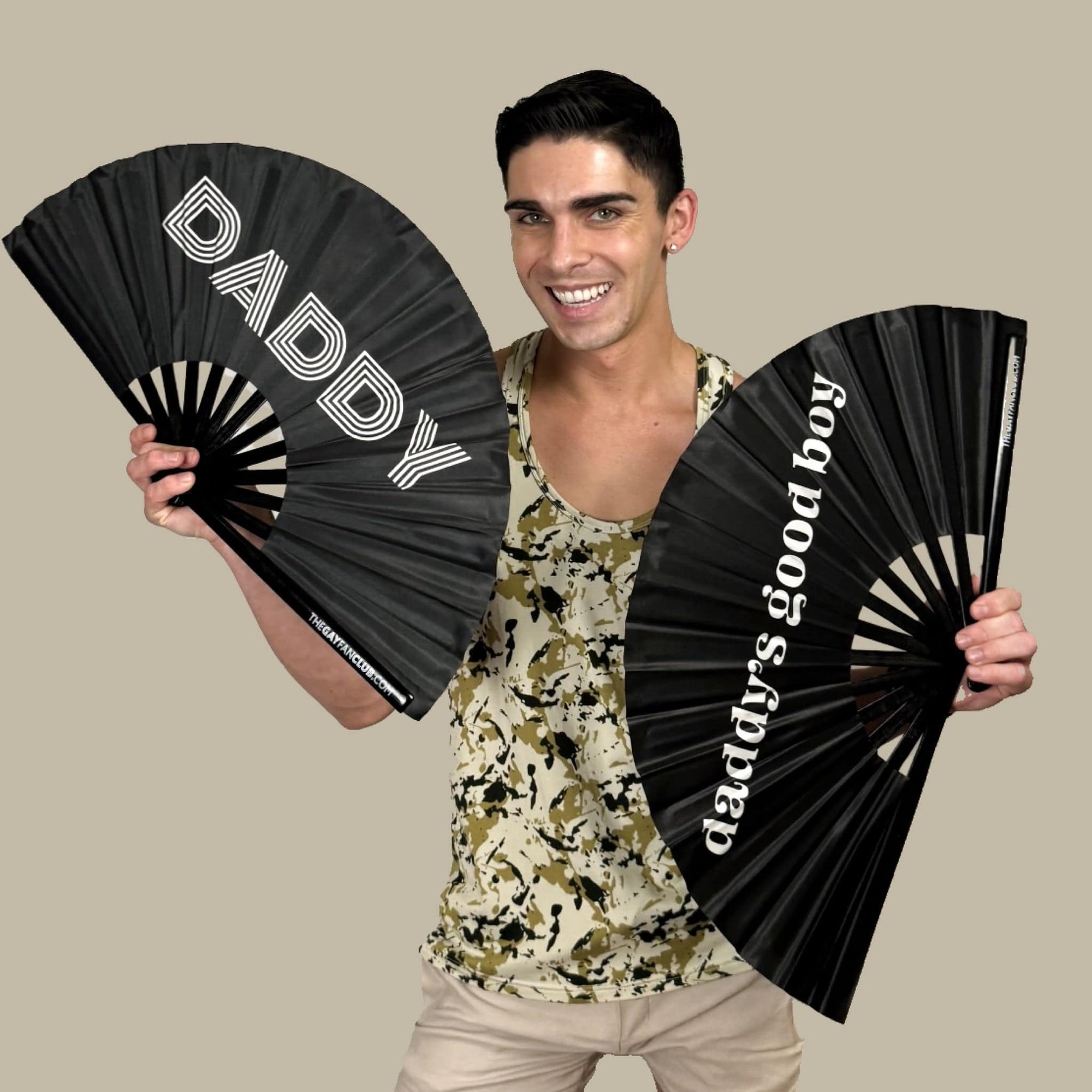 Daddy Folding Hand Fan