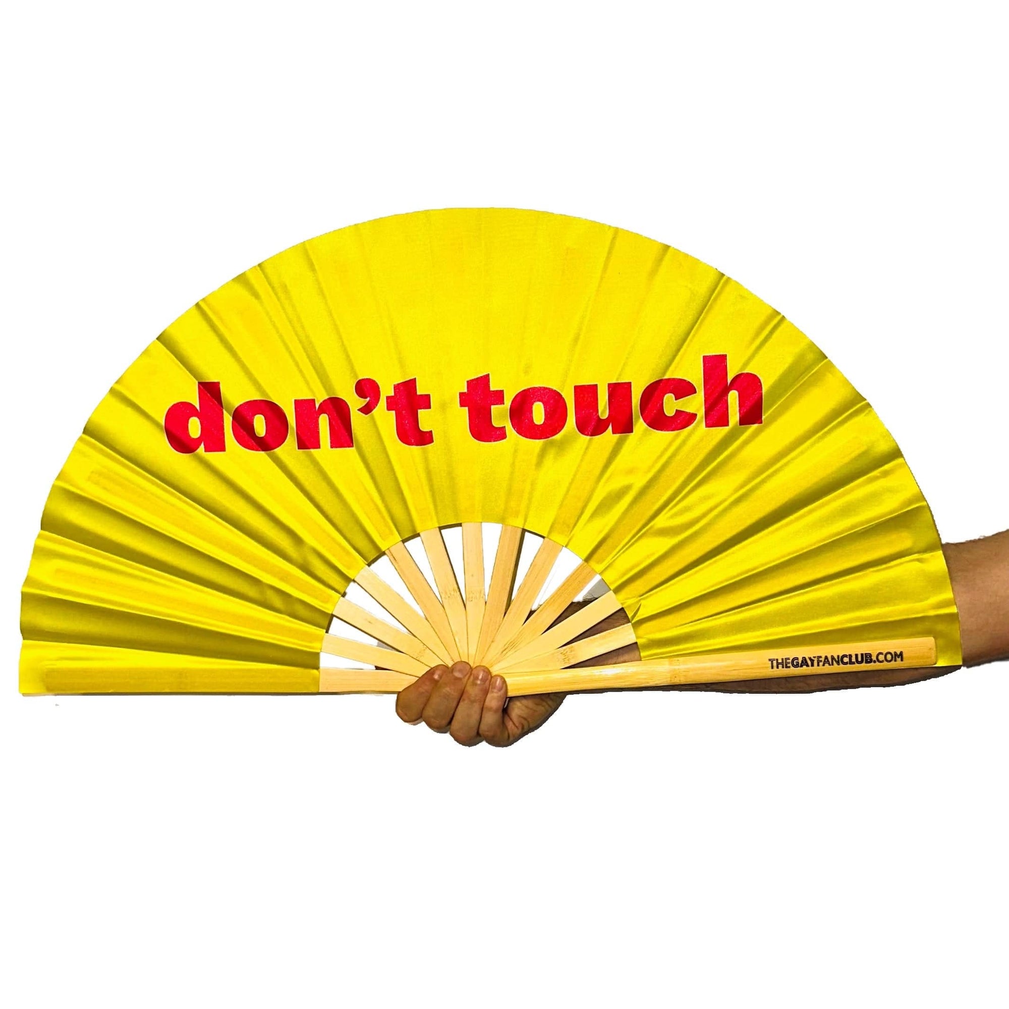 Don't Touch Folding Hand Fan