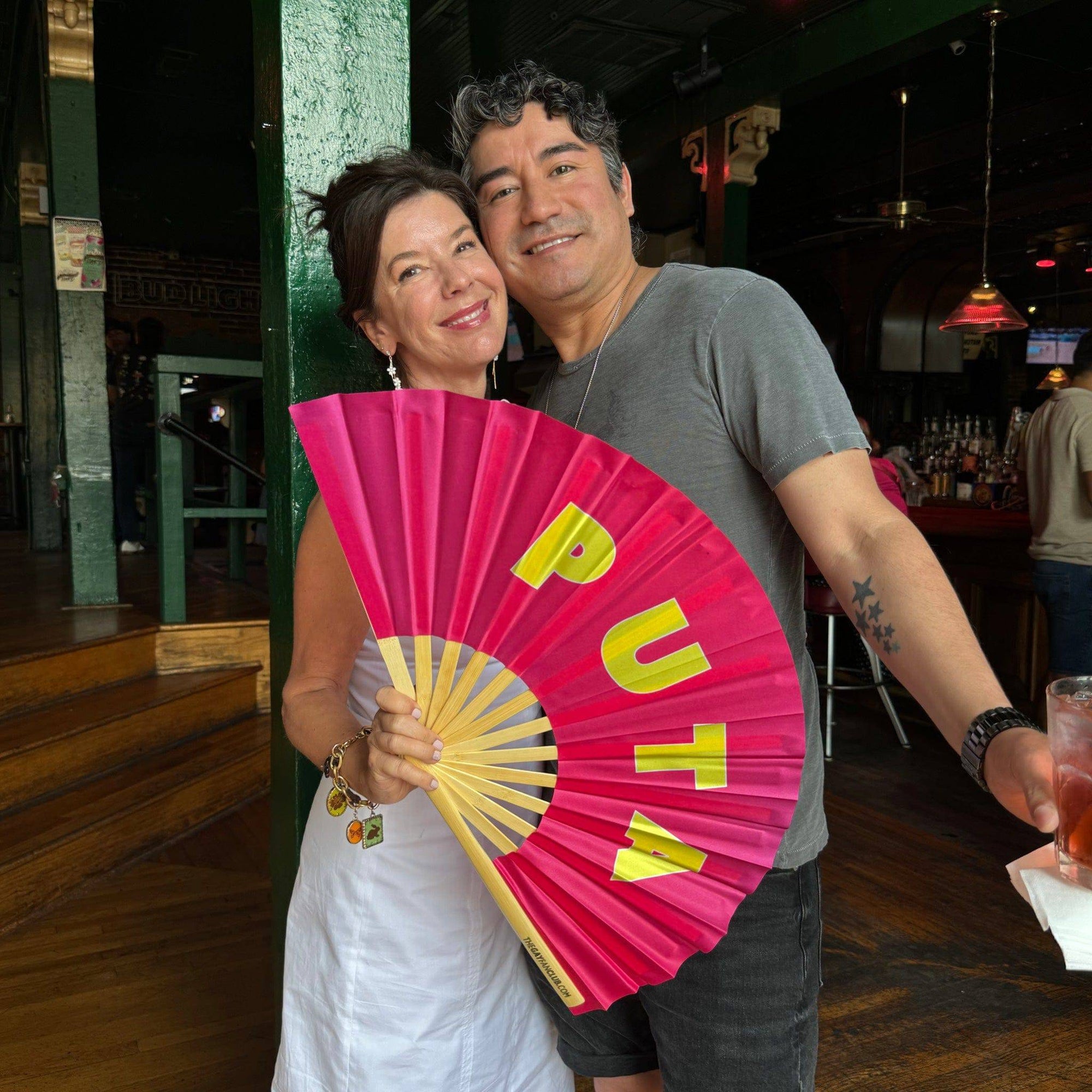 Puta Folding Hand Fan