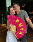 Puta Folding Hand Fan