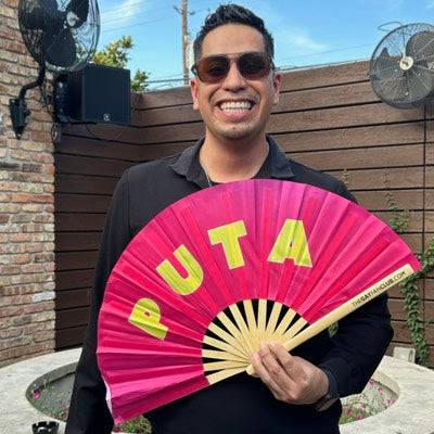 Puta Folding Hand Fan