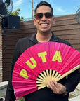 Puta Folding Hand Fan