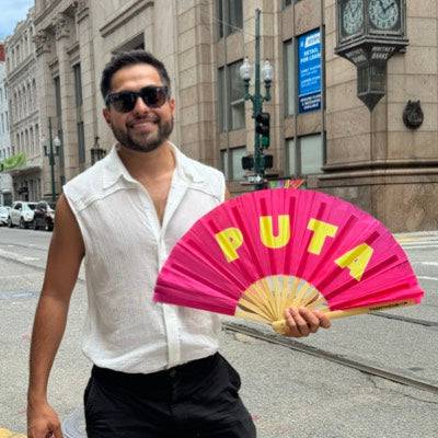 Puta Folding Hand Fan