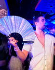 Discoteca Folding Hand Fan