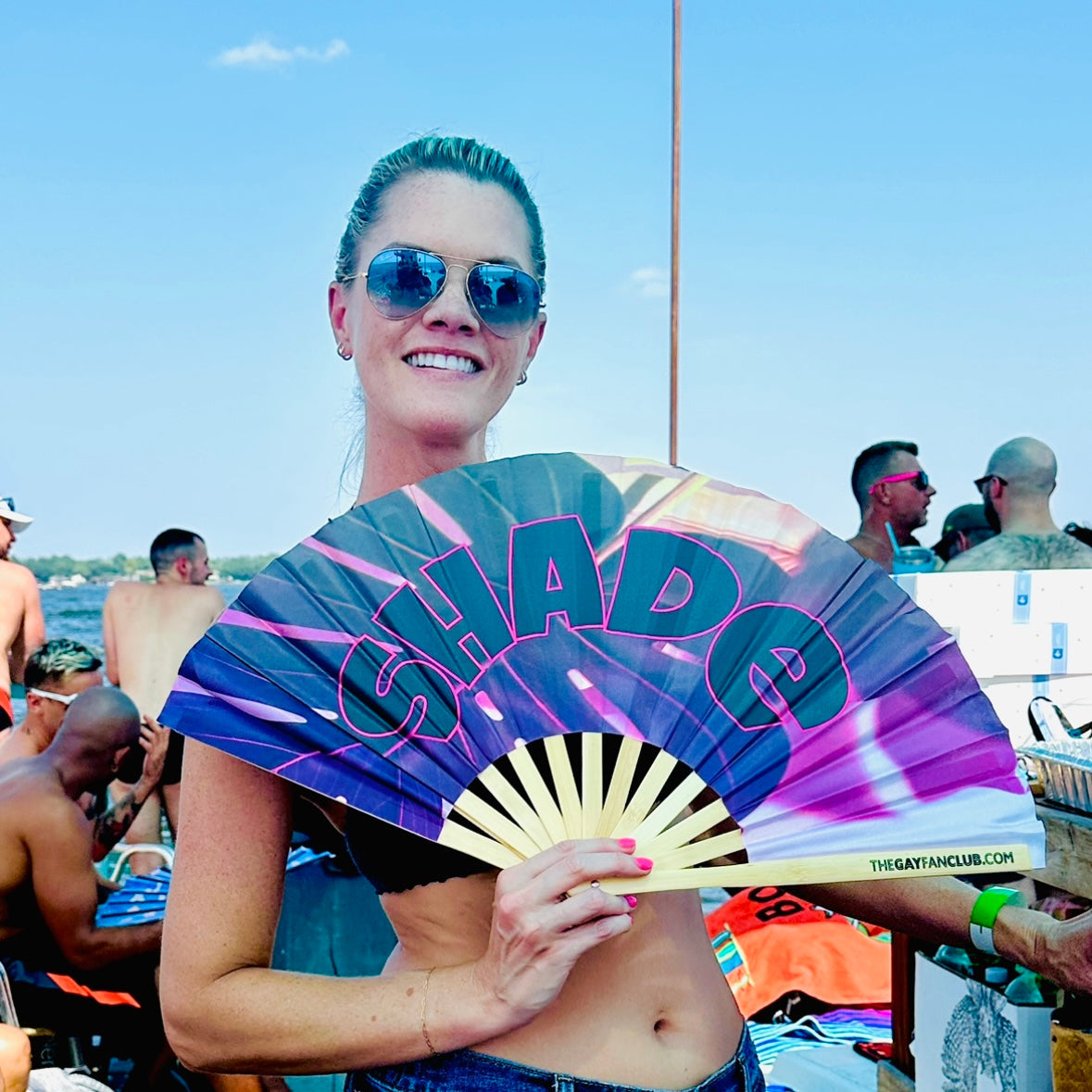 Shade Folding Hand Fan