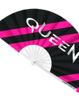 Queen UV Reactive Folding Hand Fand