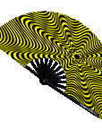 UV Reactive Neon Stranger Danger Folding Hand Fan