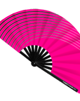 UV Reactive Wave Folding Hand Fan