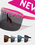 Ava Rhinestone Visor