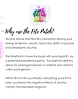 Fete Patch Hangover Solution - Carnival and Festival Lifesaver