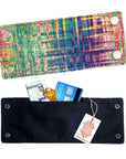 Wrist Wallet - Colorful Plaid