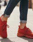 (PRE-ORDER ONLY) Alira - Mesh FlyKnit Breathable Cushioned Sneakers