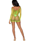 Find Me In Paradise Fishnet Mini Dress