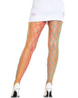 Chroma Big Fishnet Rainbow Tights