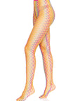 Mazie Ombre Rainbow Small Fishnet Tights