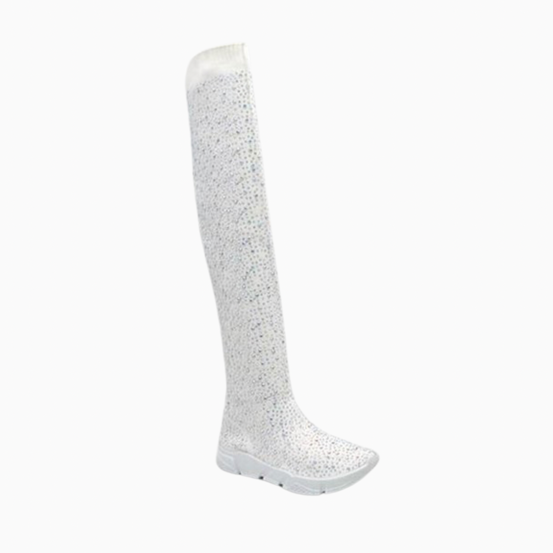 Zumi Knee-High Sparkly Sneakers  Carnival Kicks - Festival Boots