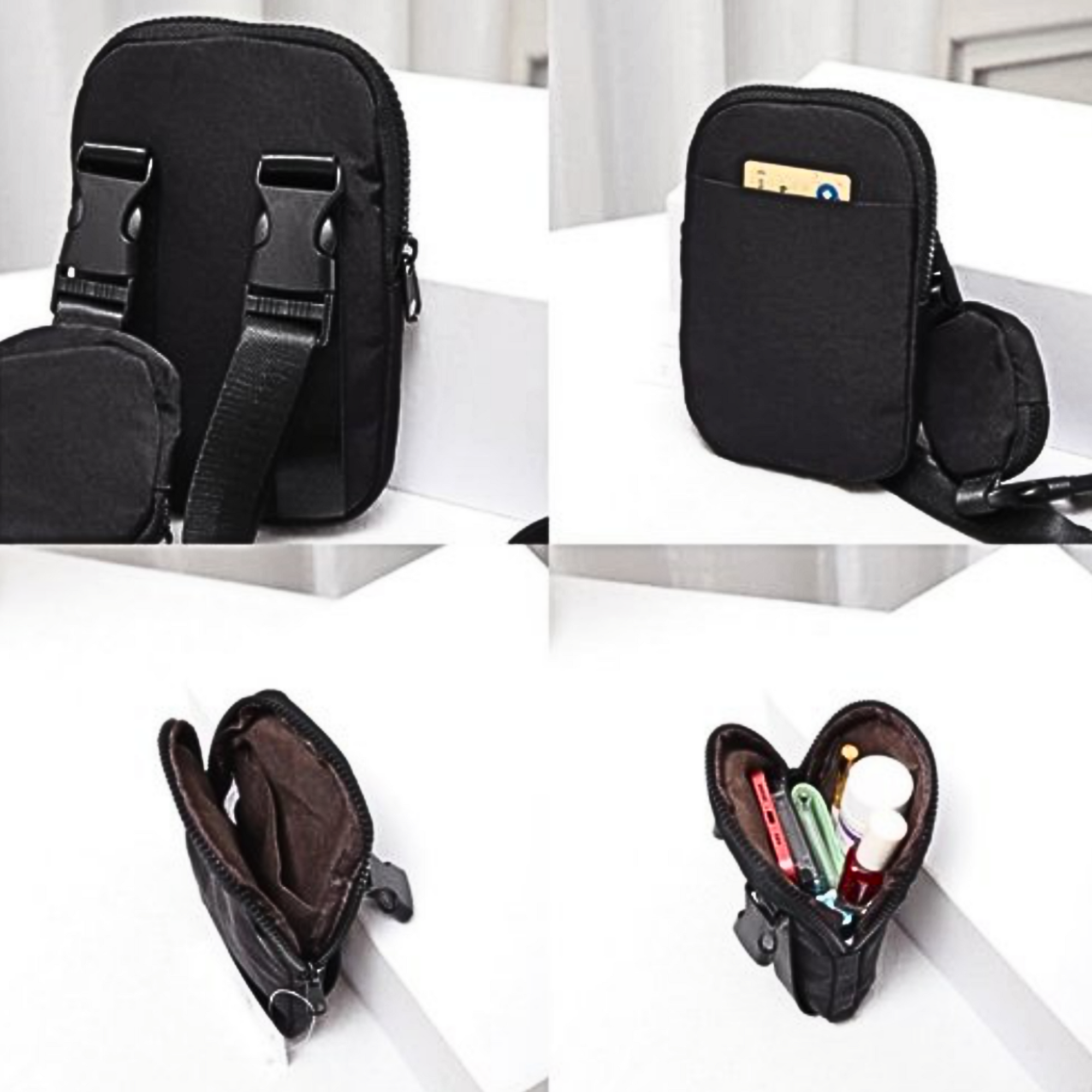 Crossbody Bag/Fanny Pack - Compartments