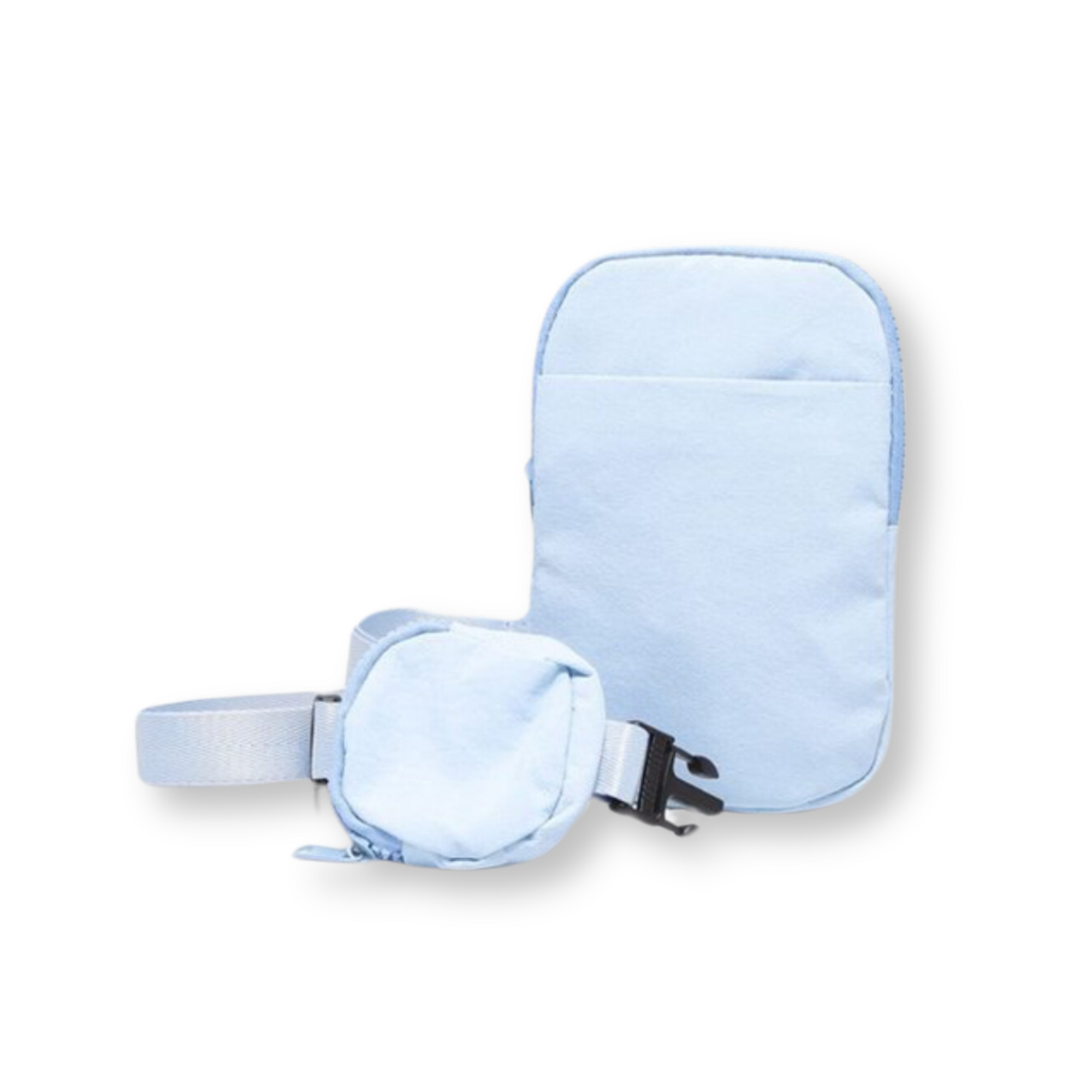 Crossbody Bag/Fanny Pack -  Light Blue