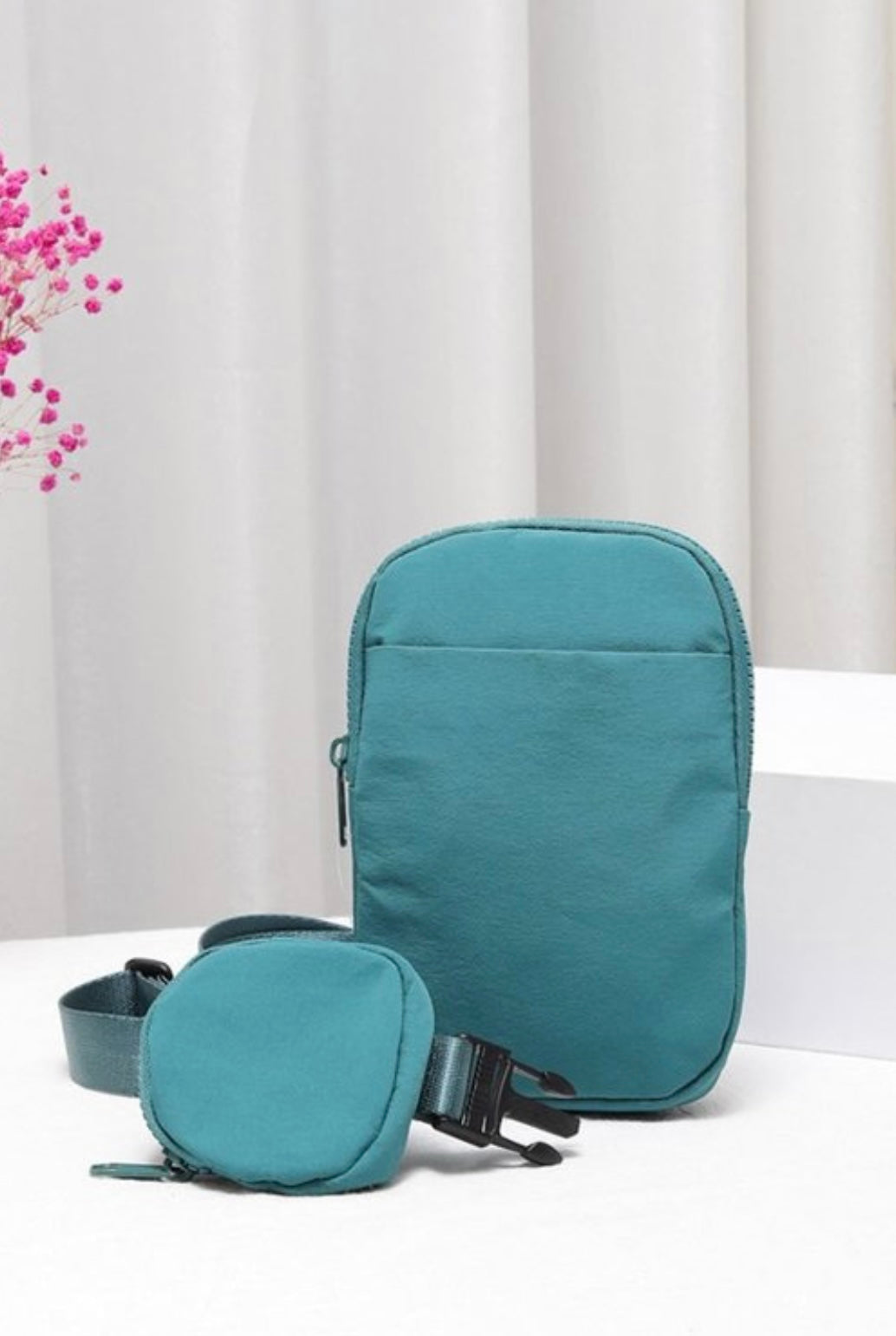 Solid Color Crossbody Bag/ Fanny Pack